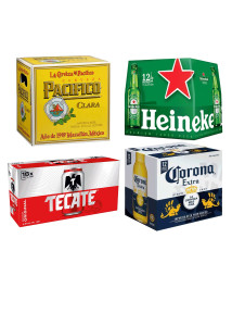 12 Pack - 12 Oz Heineken, Corona, Pacifico