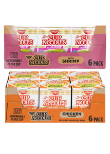 6 Count Nissin Cup O Noodles