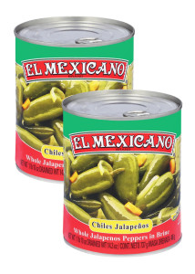 26 Oz El Mexicano Whole Jalapeno Peppers