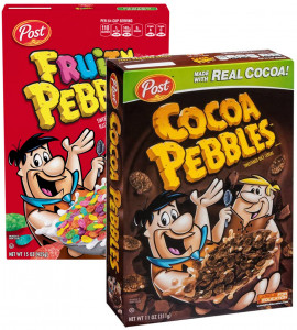 19.5 OZ - Family Size Post Fruity or Cocoa Pebbles