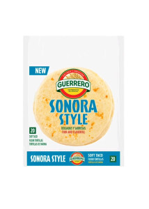 20 Count Guerrero Sonora Flour Taco Tortilla