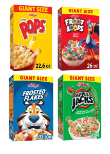 22.6 - 28.5 Oz Kellogg's Giant Size Cereal