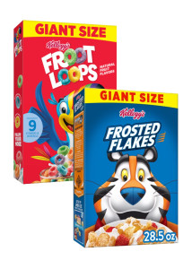 23 - 28.5 Oz Kellogg's Giant Size Cereal