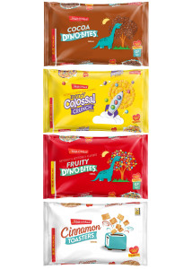 Malt O Meal Bag Cereal Fruity or Cocoa Dyno Bites, Cinnamon Toasters or Berry Colossal Crunch