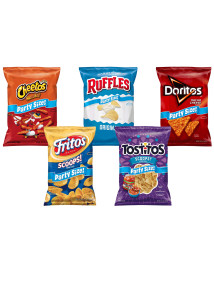 12 - 17 Oz - Party Size Cheetos, Fritos, Doritos, Ruggles, Tostitos