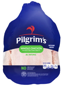 Pilgrim's Bagged Fryer Whole Chicken 